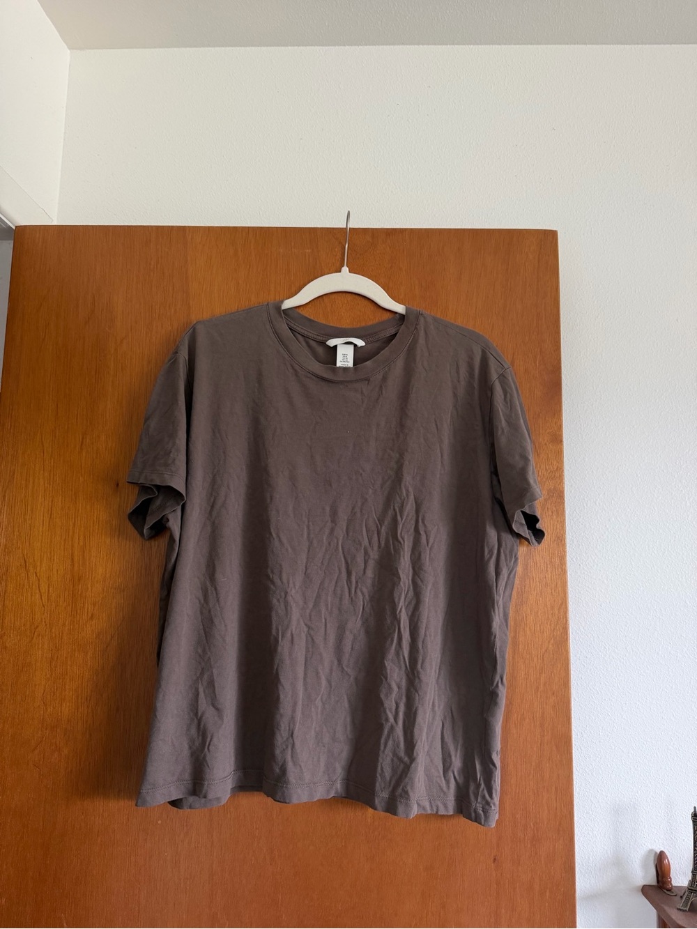 Women’s Brown Crew Neck T-Shirt H&M